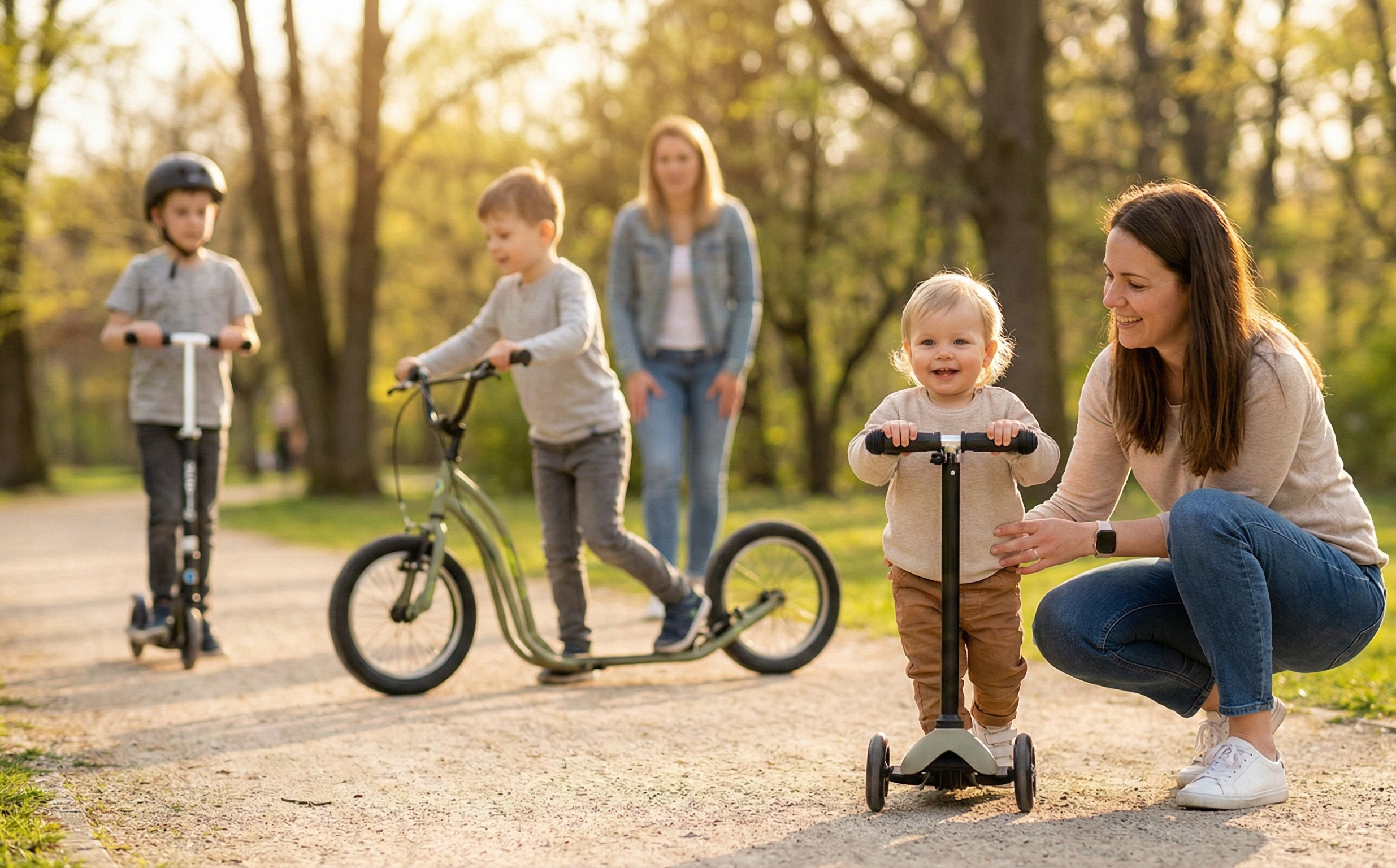 Kaip pasirinkti paspirtuką vaikui pagal amžių