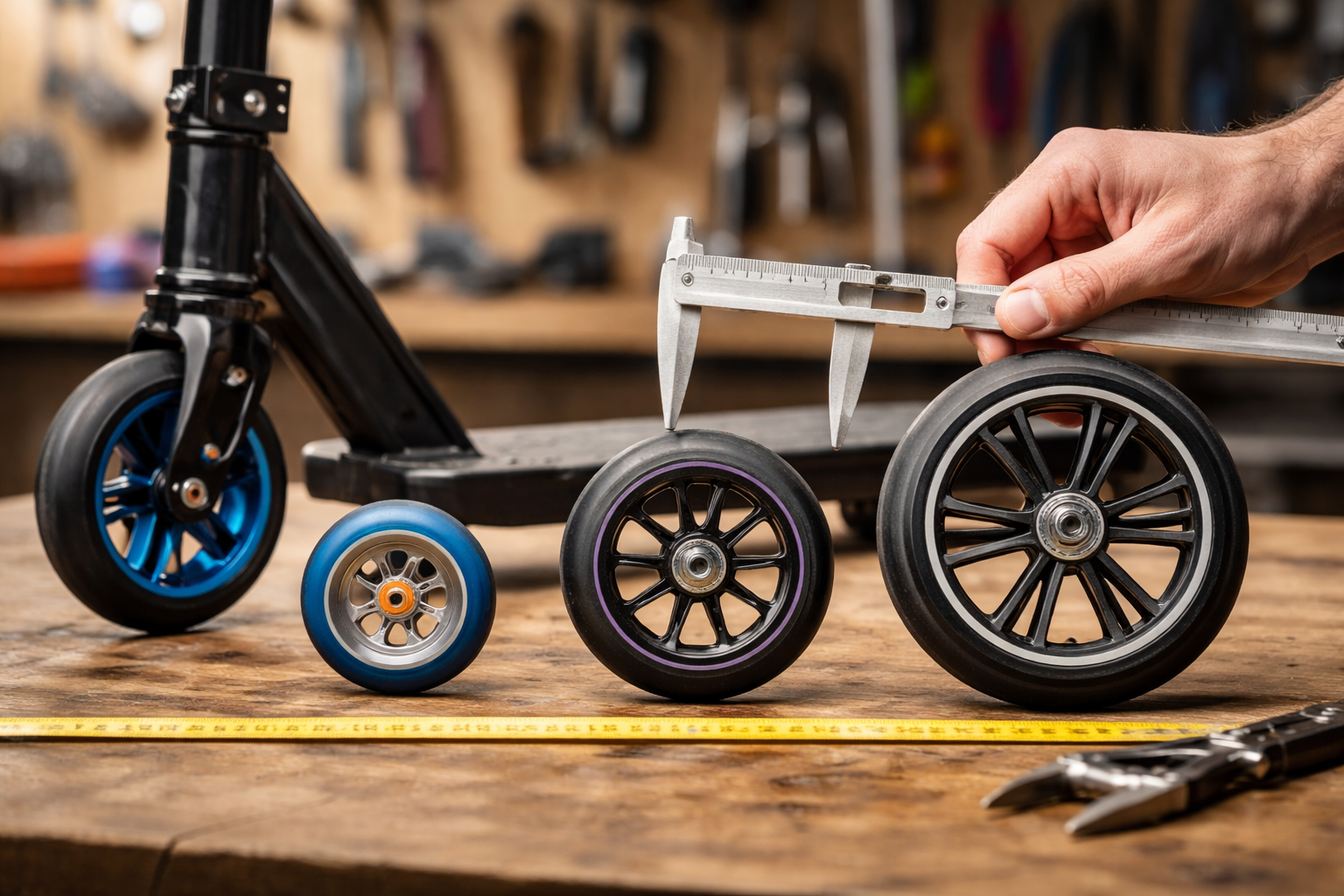 Kaip pasirinkti paspirtuko ratų dydį