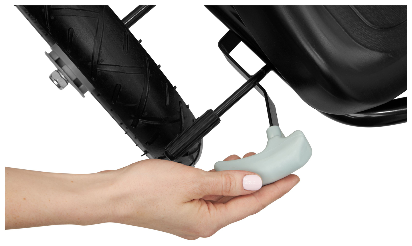 EVOQUE pedalinis kartingas 5-8 metų vaikams - pilkas