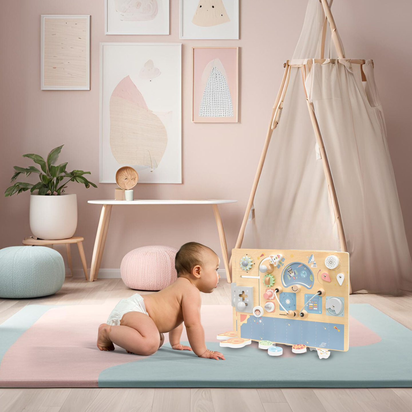 Medinė manipuliacinė lenta - Cosmos