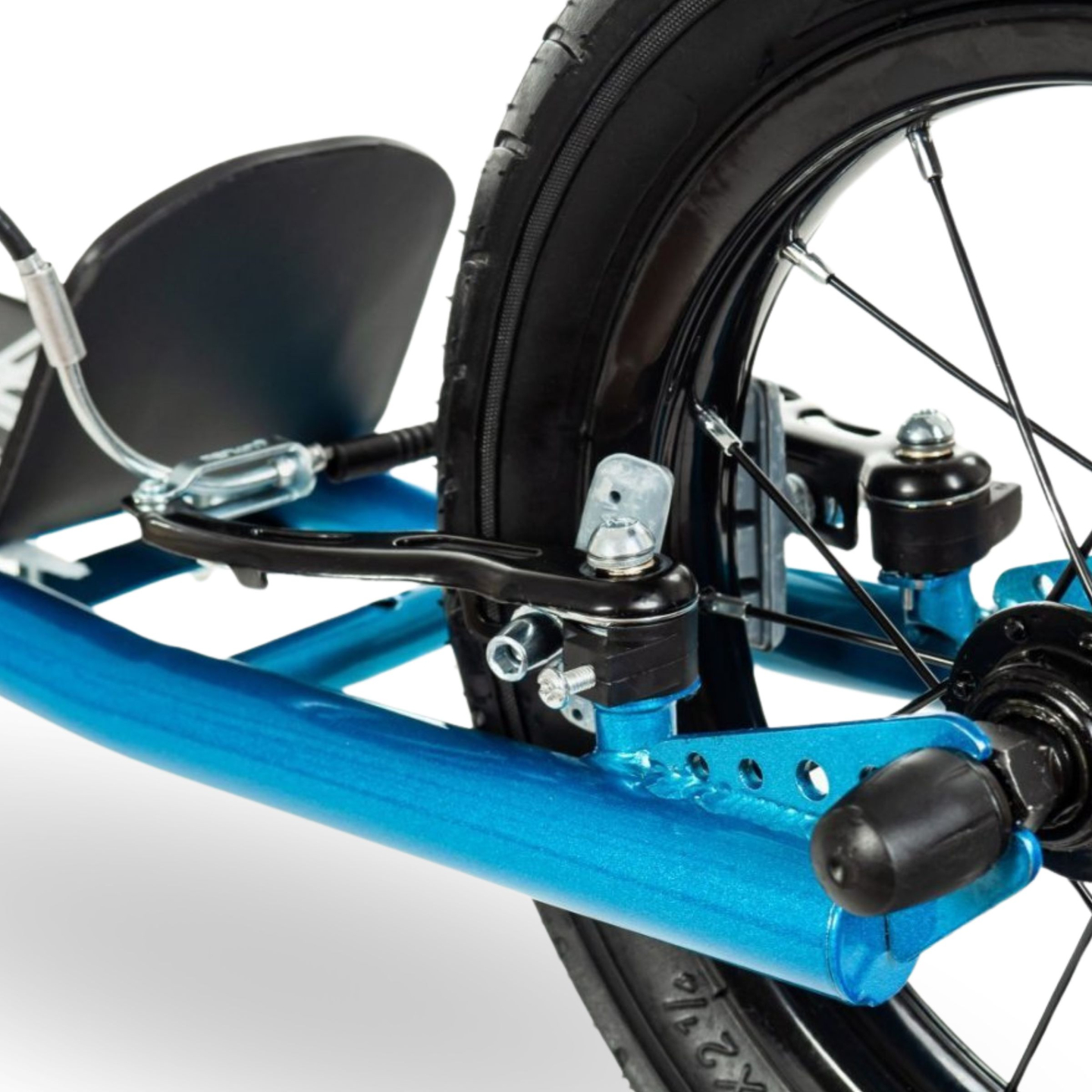 "HyperMotion RUBY 12" paspirtukas (30 cm pripučiami ratai) - mėlynas