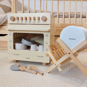 Medinė indaplovė su priedais