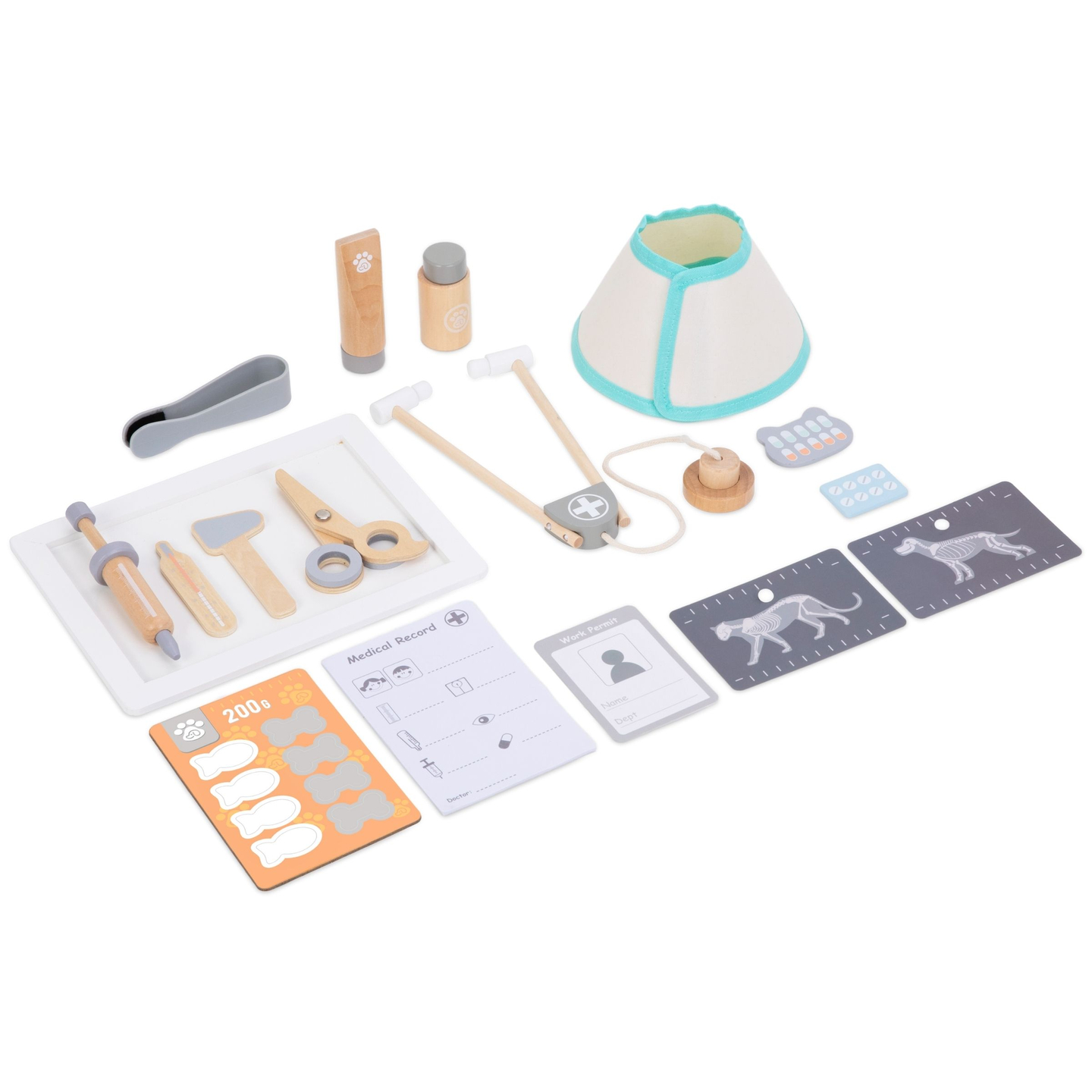 Gyvūnų ligoninė - medinis rinkinys