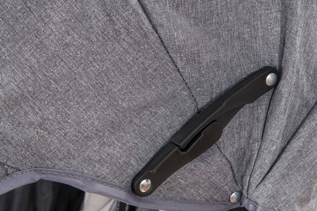 "Tobi Velar" triratis + lietaus plėvelė - pilka