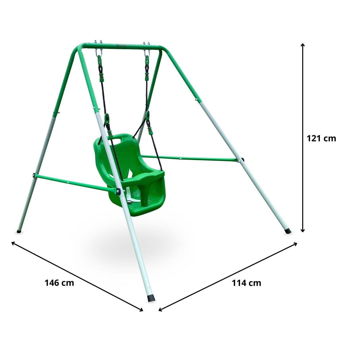 Sūpynės kūdikiams ir mažyliams su saugos diržu