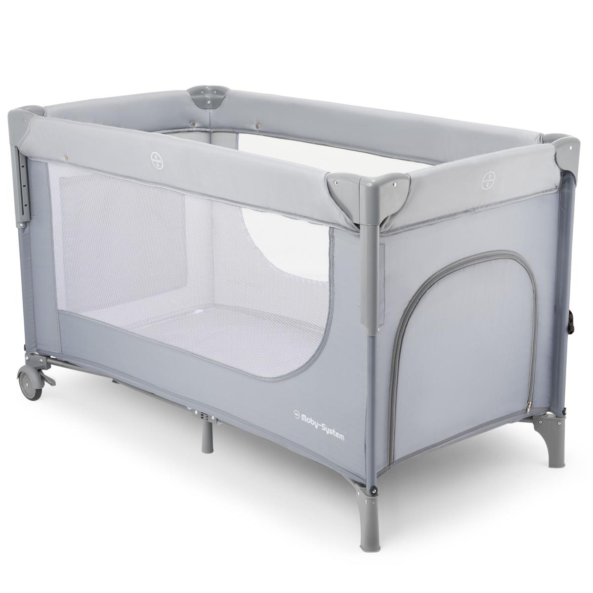 "3-in-1" vaikiška lovytė su pervystymo stalu, čiužiniu ir nešiojimo krepšiu