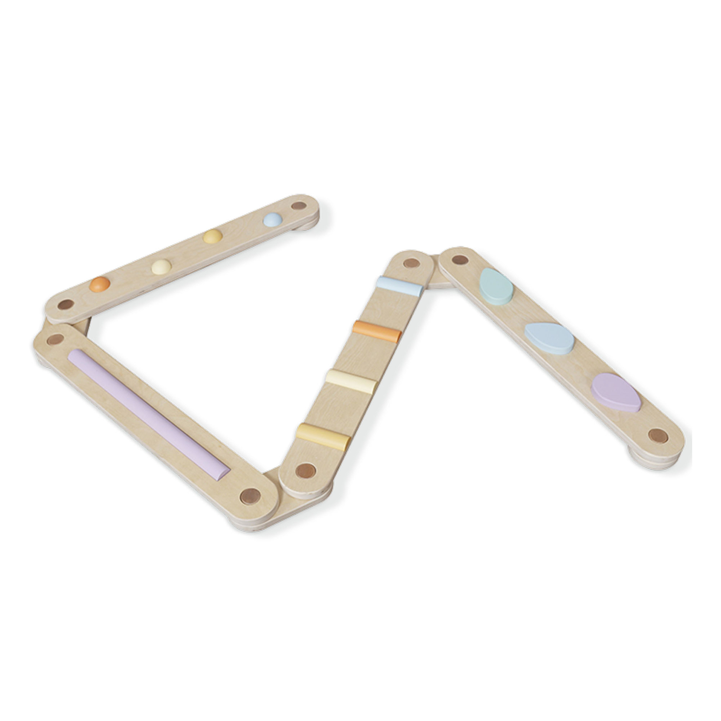 Didelis medinis sensorinis takas - pusiausvyros takas - 9 elementai