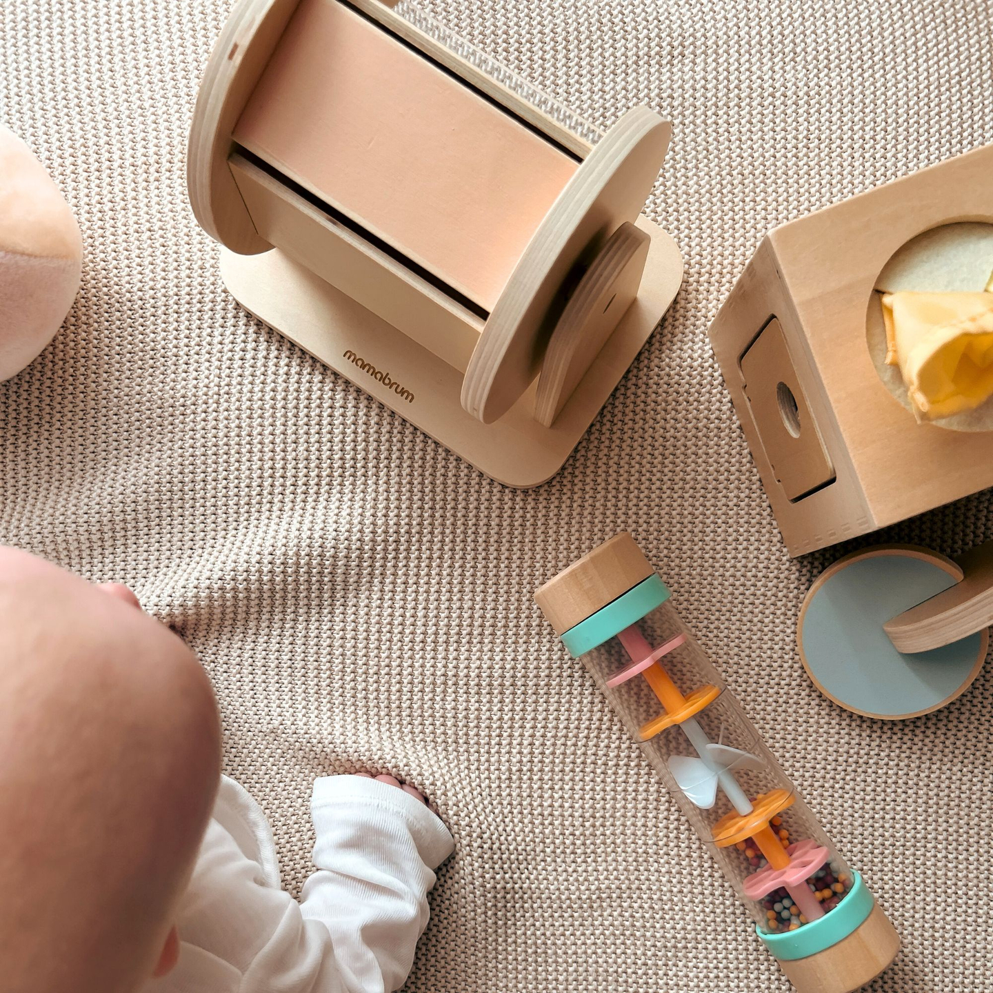 Montessori žaislų rinkinys mažyliui 0-6 mėn