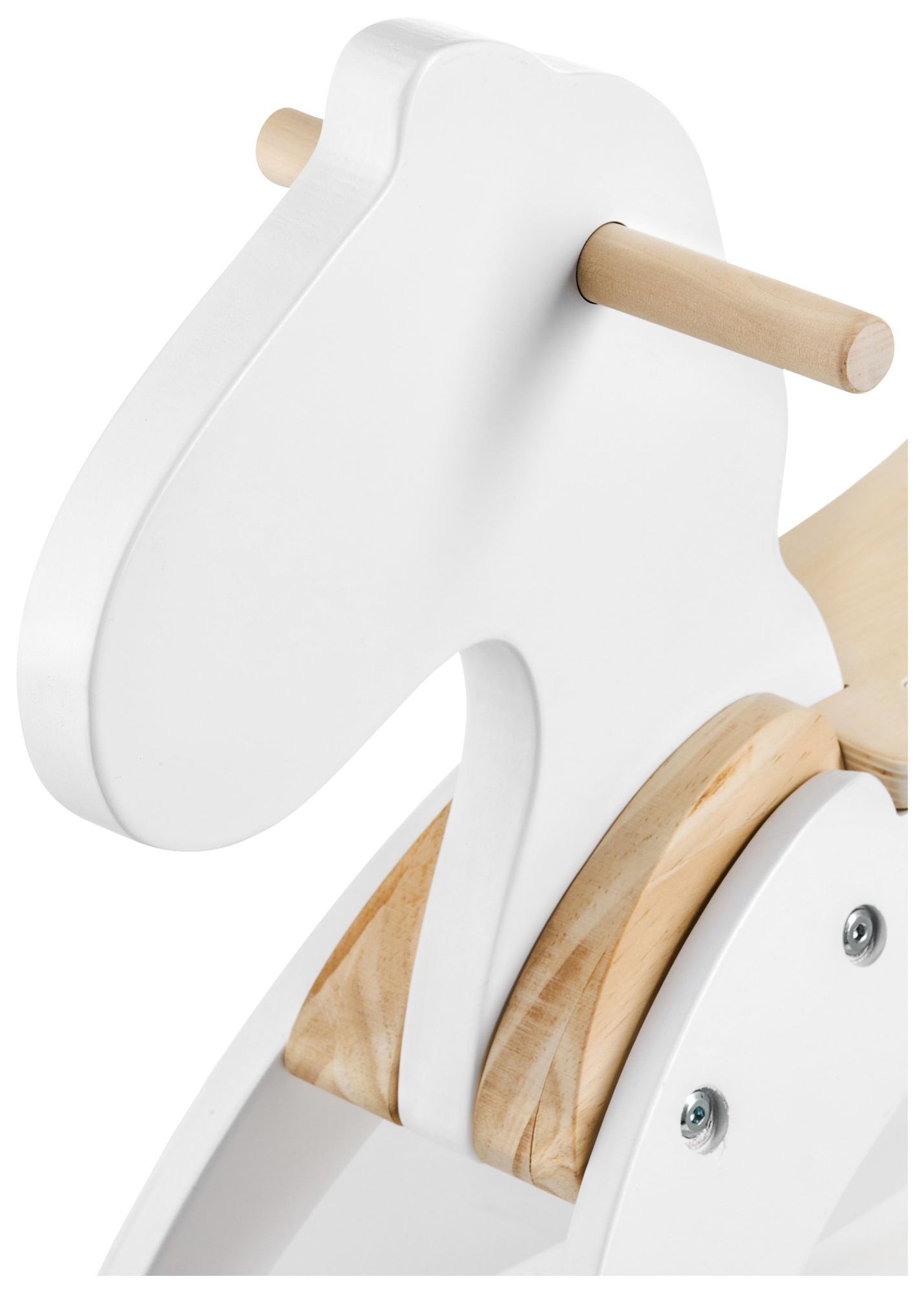 Medinis supamasis arklys - baltas - nuo 12 mėnesių.