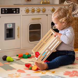 Mediniai vaisiai ir daržovės pjaustymui