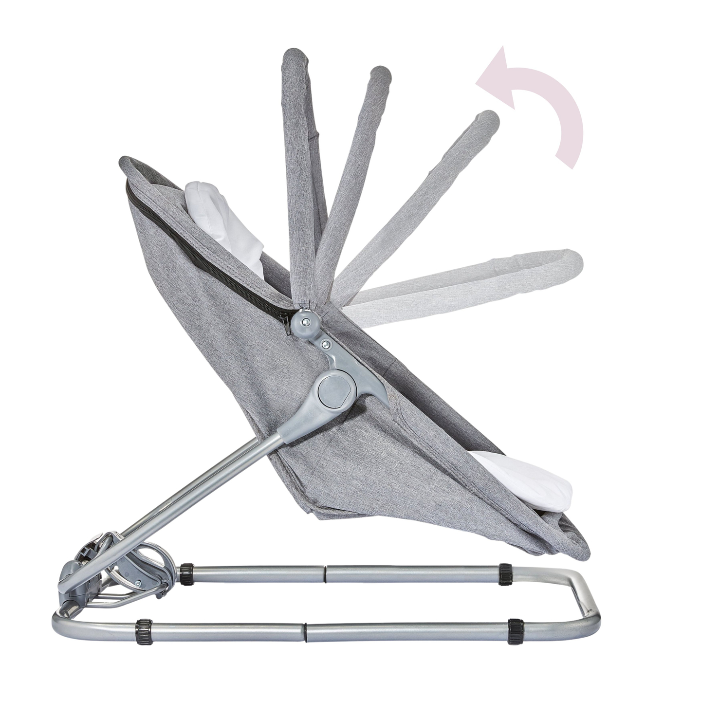 Šezlongas + plūduriavimo sėdynė + vaikiška lovytė 3 viename - Moby-System MILA