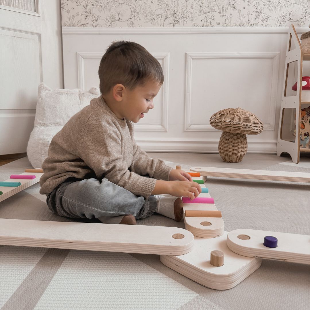 Medinis pusiausvyros takas - sensorinis takas - 14 elementų