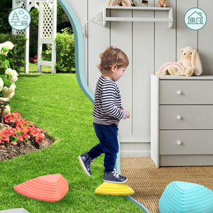 Spalvingi balansavimo akmenys - 6 vienetai