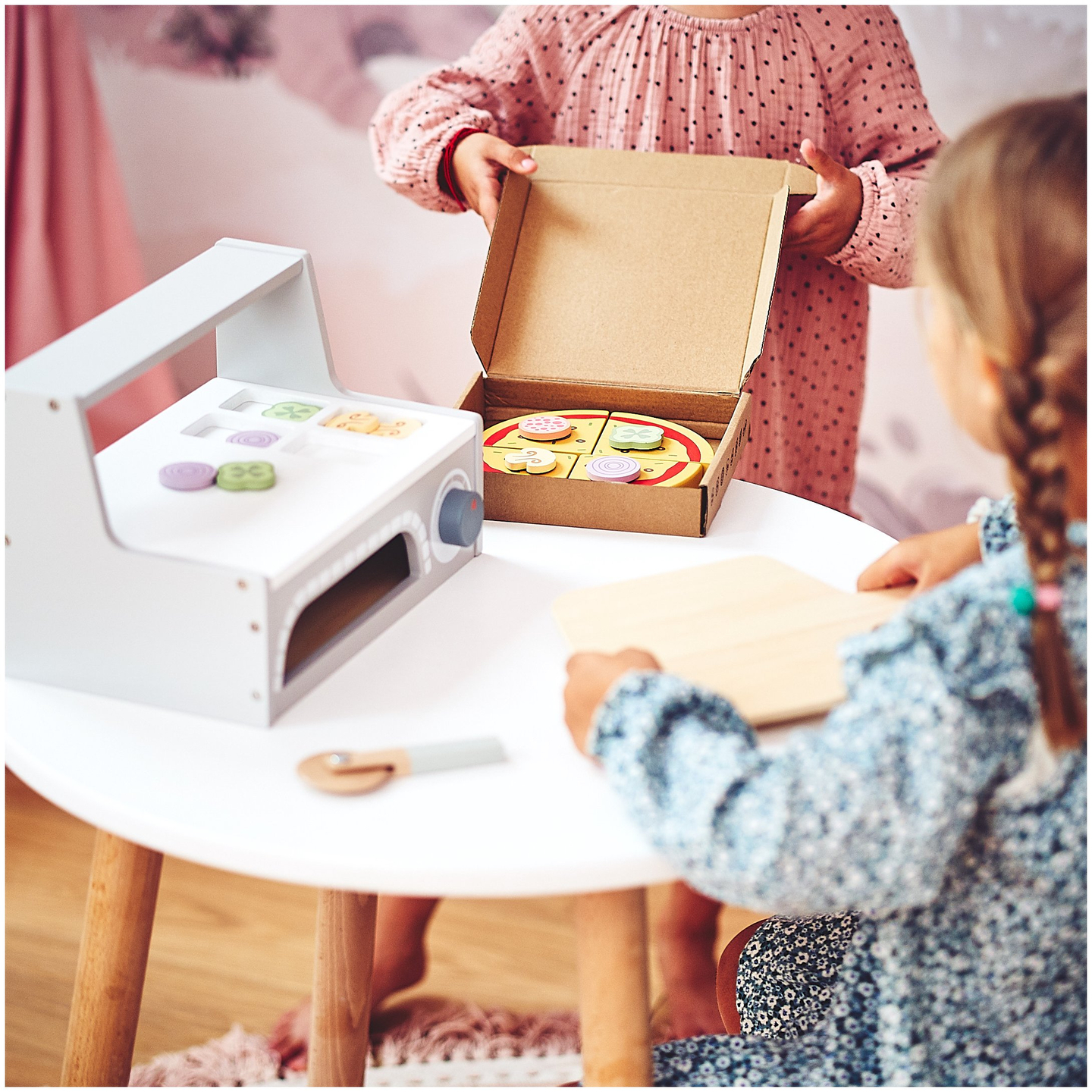 Medinis picų kepimo rinkinys