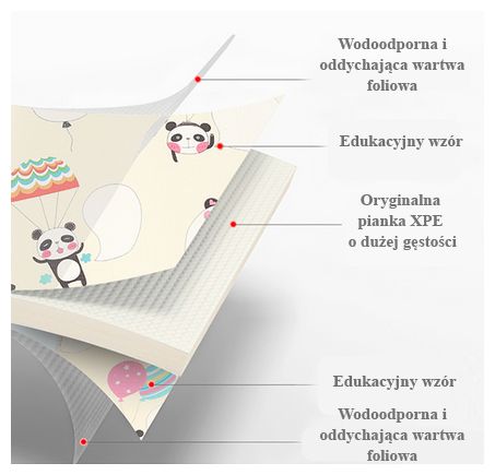Dvipusis putų kilimėlis XXL - ritinėlis 1 CM (miškas ir kalnai)