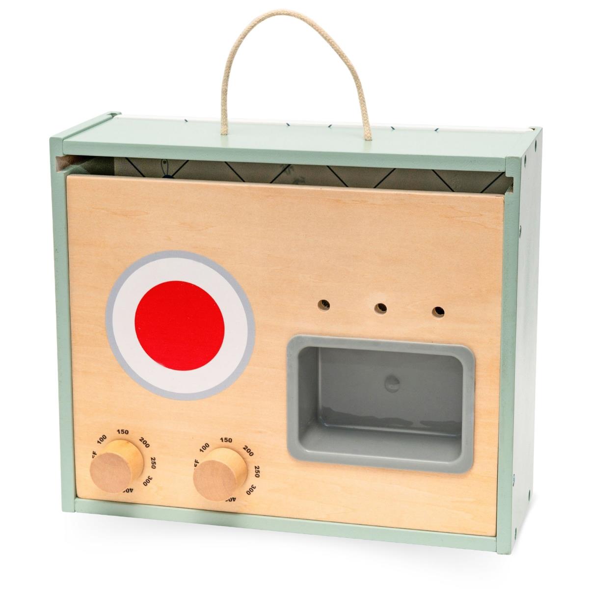 Medinė mini virtuvė su priedais - sulankstoma