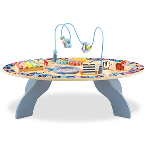 7in1 medinis mokomasis stalas, muzikinis, sensorinis