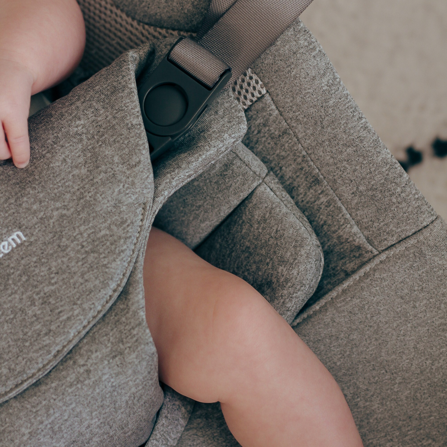 Supamoji kėdė "2-in-1" Moby-Sistema LILY - pilka