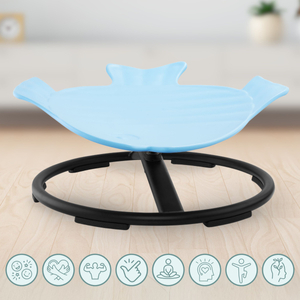 Mini karuselė vaikams Žuvys - mėlyna