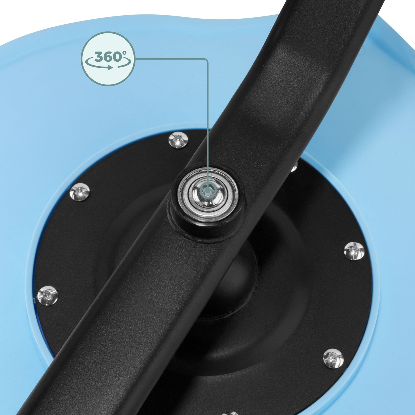 Mini karuselė vaikams Žuvys - mėlyna