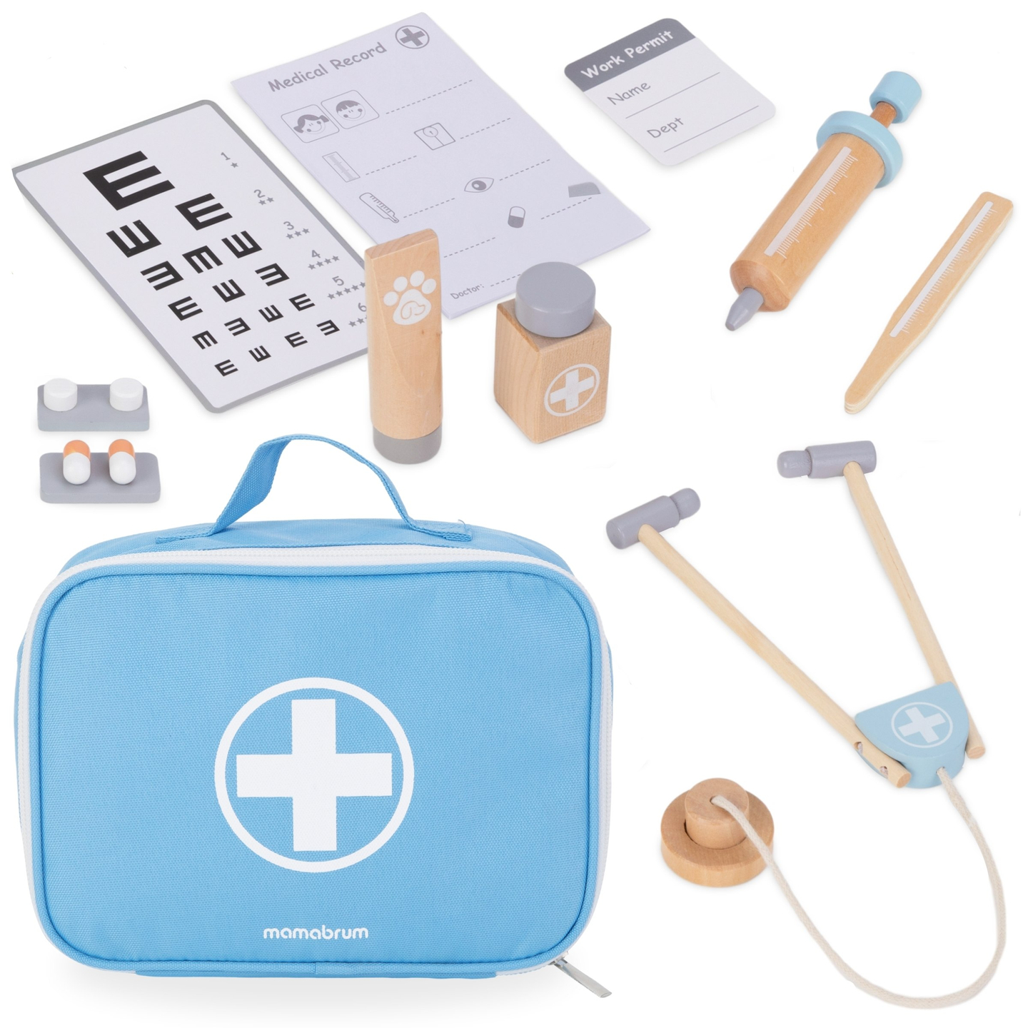 Mažojo gydytojo medinis rinkinys