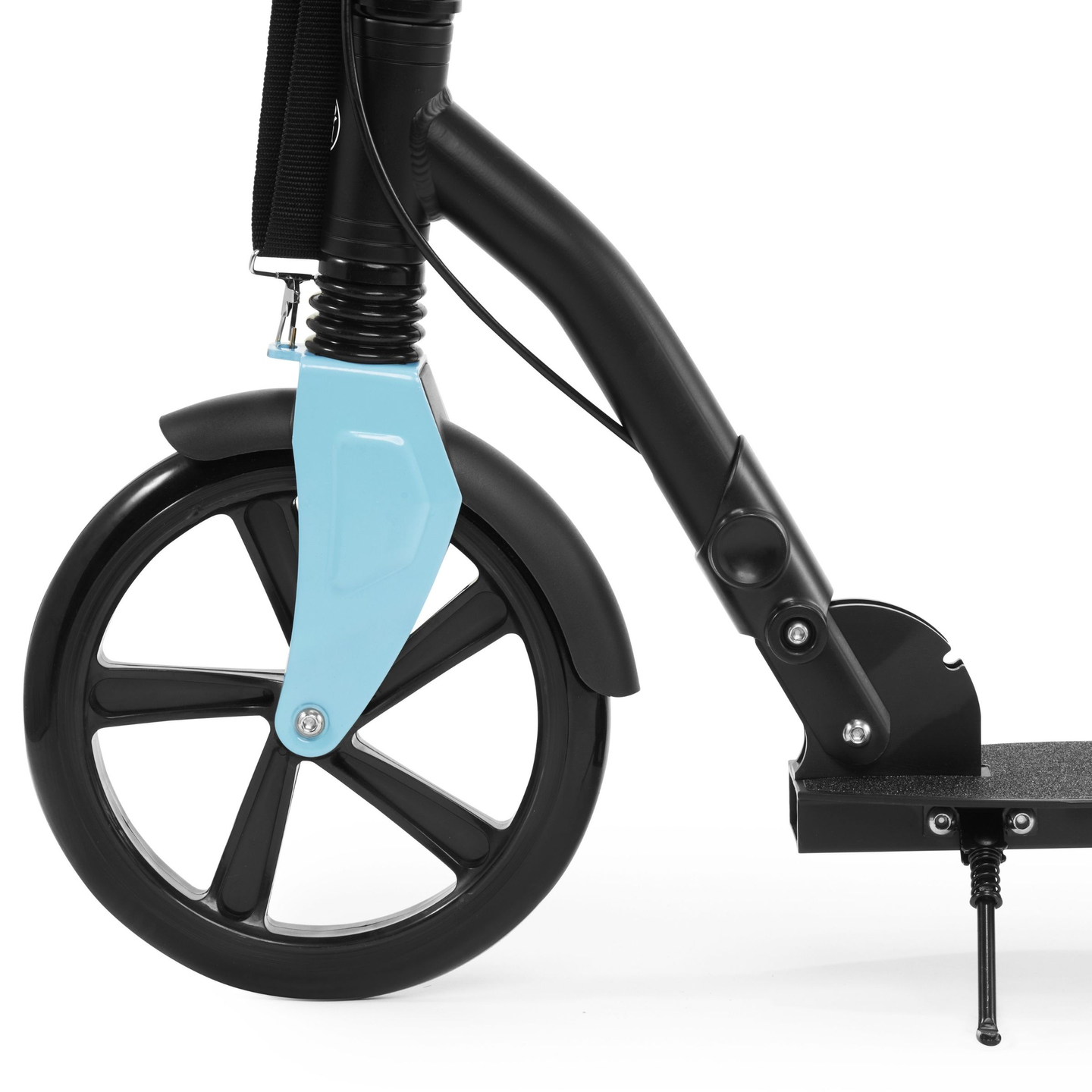 Dviejų ratų miesto motoroleris HONEYBEE Blue HyperMotion 100kg - pilnas aliuminis, dideli 250 mm ratai