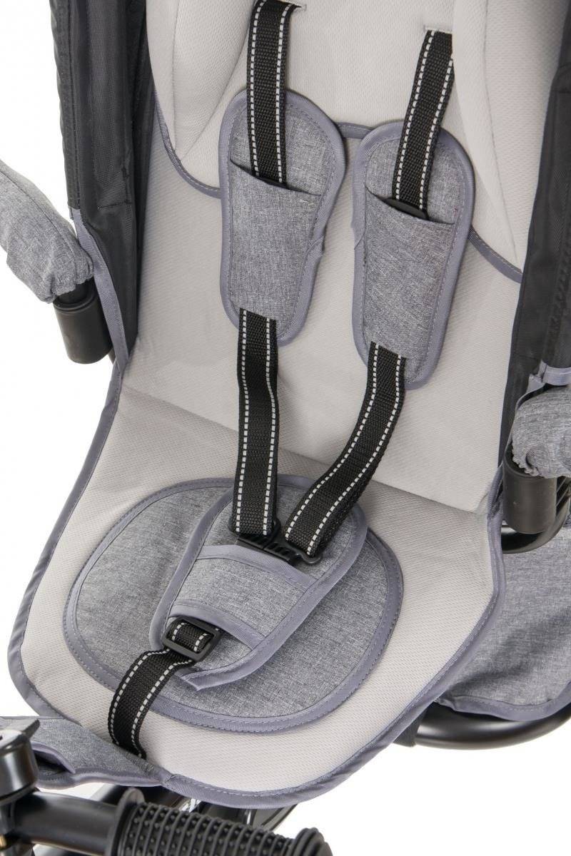 "Tobi Velar" triratis + lietaus plėvelė - pilka