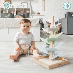 Medinis kulodromas - garso medis su kamuoliais