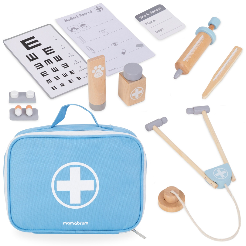 Mažojo gydytojo medinis rinkinys