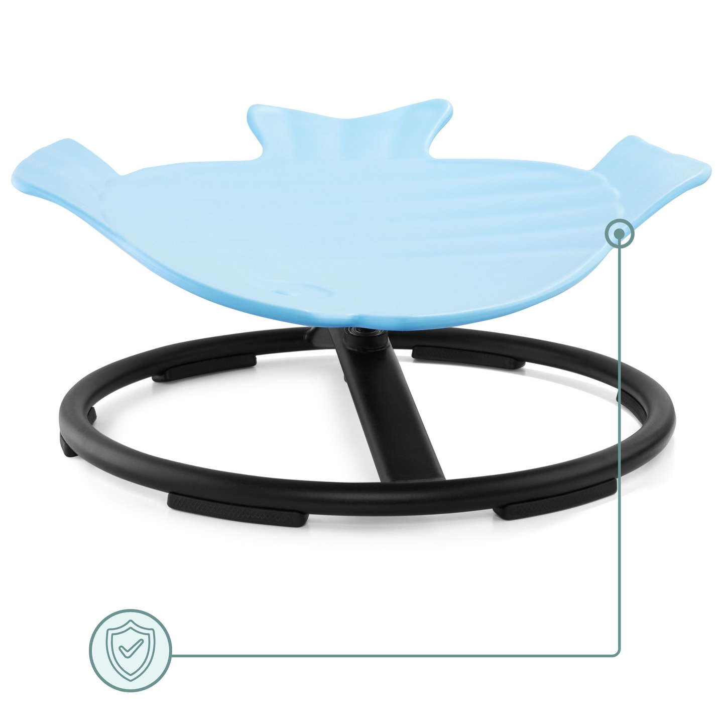 Mini karuselė vaikams Žuvys - mėlyna