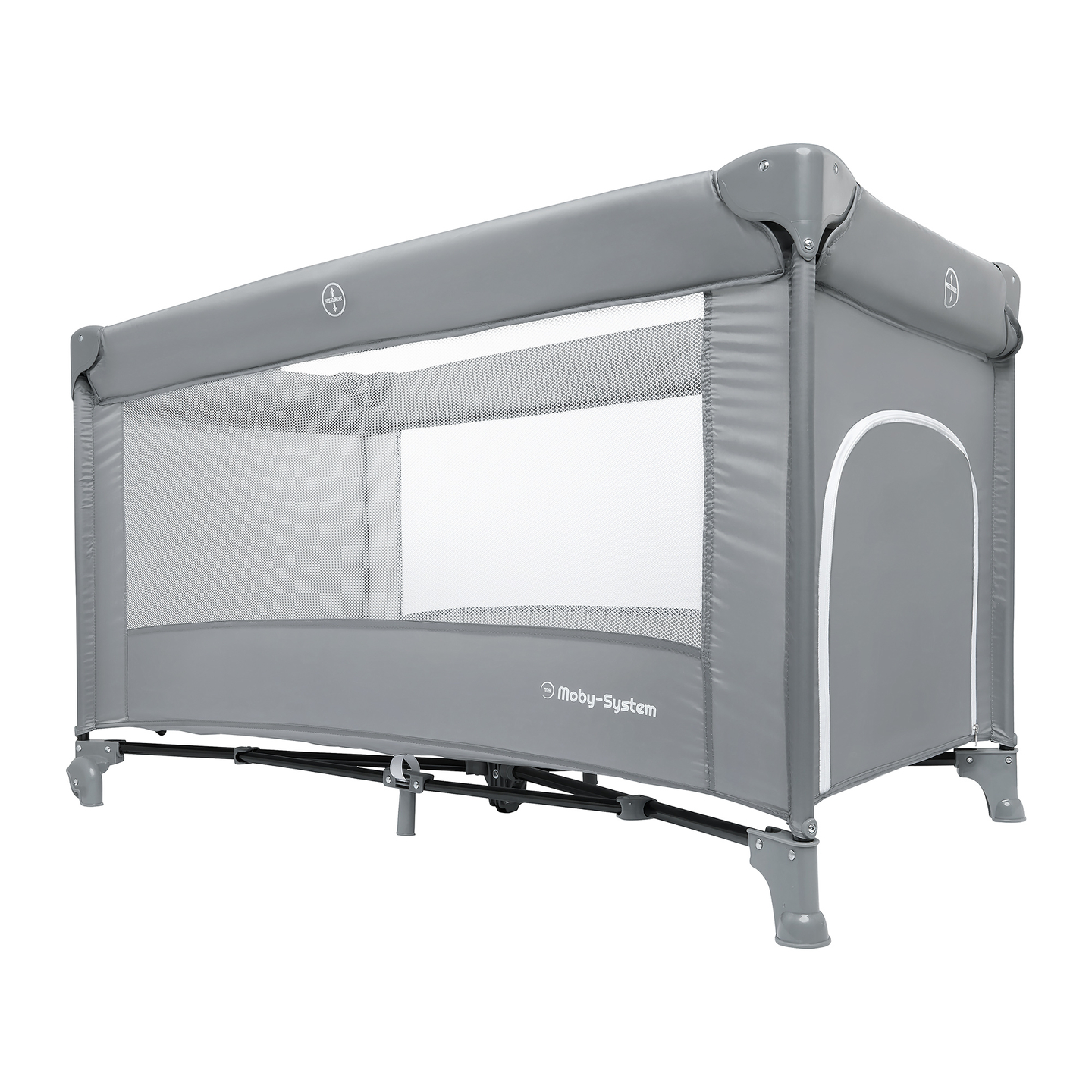 "Happy Traveller BASIC" kelioninė lovytė - pilka