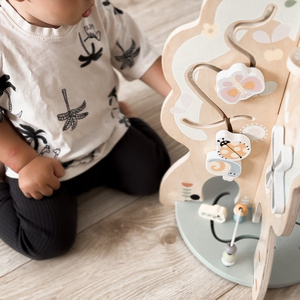 Medinis lavinantis žaislas 10 viename - daugiafunkcis medis