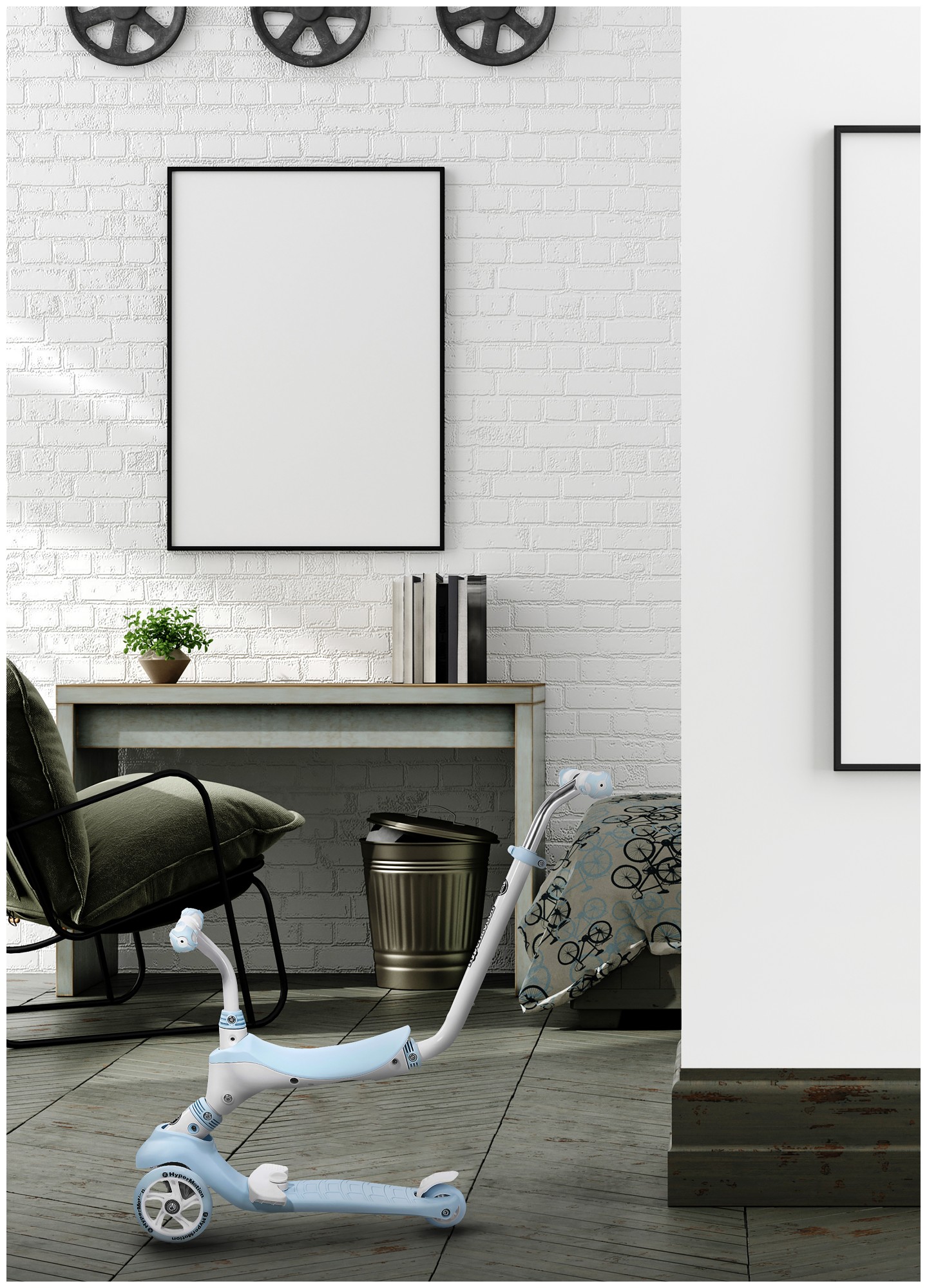 5in1 "HyperMotion" balansinis paspirtukas - mėlynas