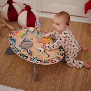 7in1 medinis mokomasis stalas, muzikinis, sensorinis