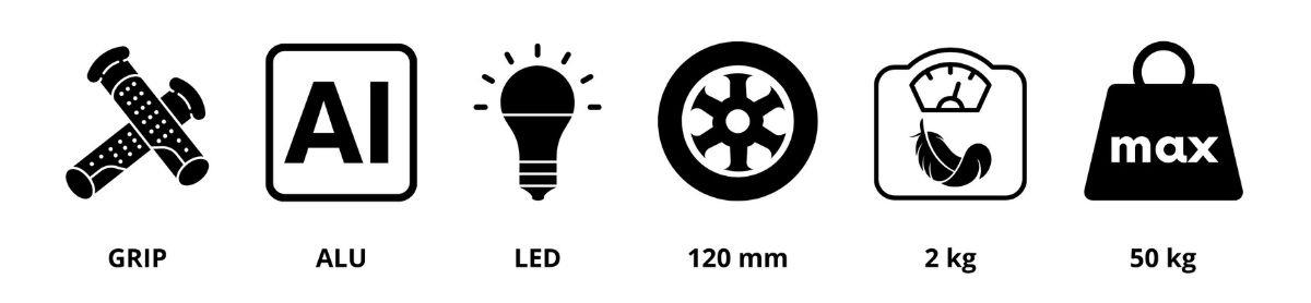 Trijų ratų balansinis paspirtukas TINGO, 3-8 metų - rožinis + šviečiantys LED ratai