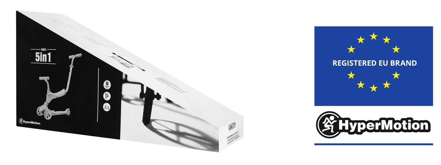 5in1 "HyperMotion" balansinis paspirtukas - mėlynas