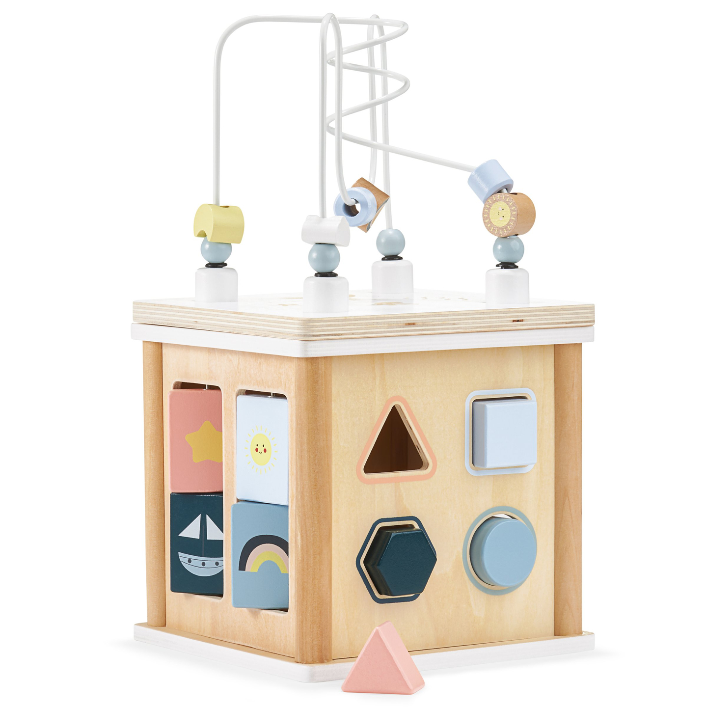 Medinis mokomasis kubas su persipynimu - formų rūšiuoklis