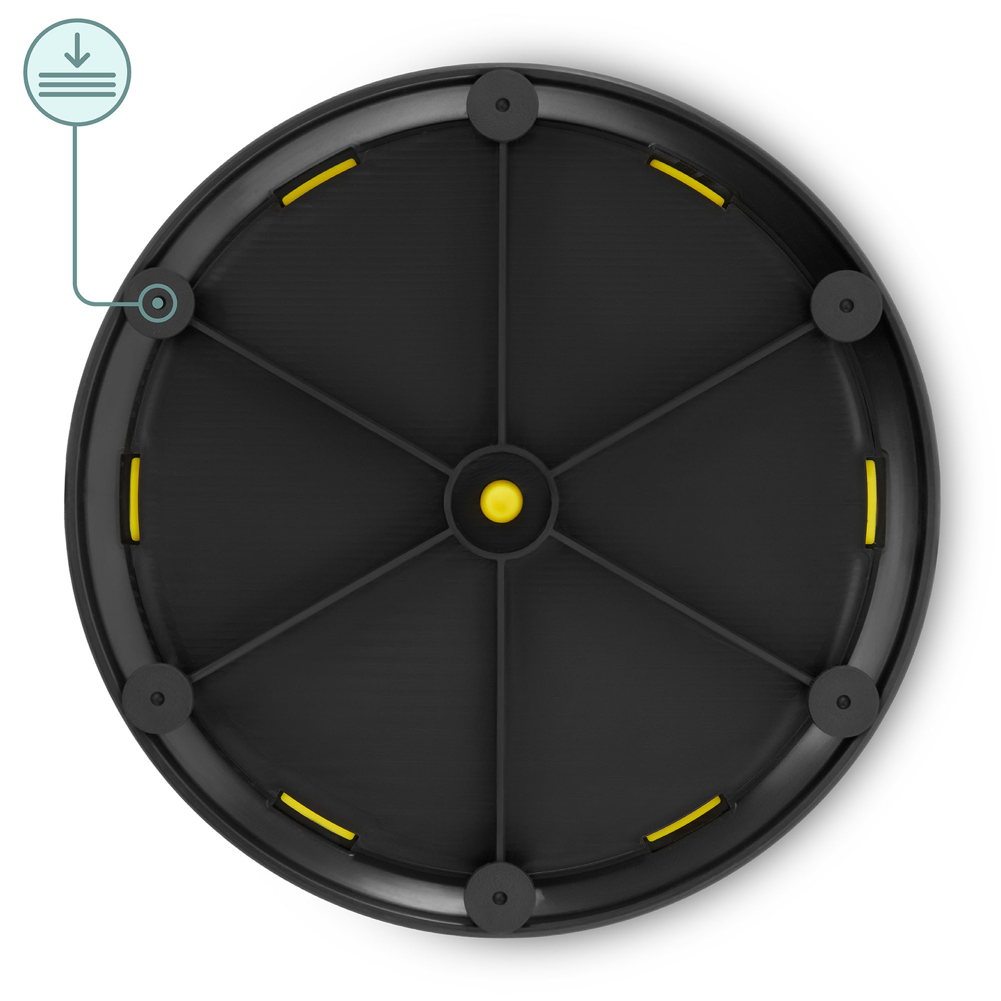 Spalvoti sensoriniai diskai vaikams - 24 vienetai