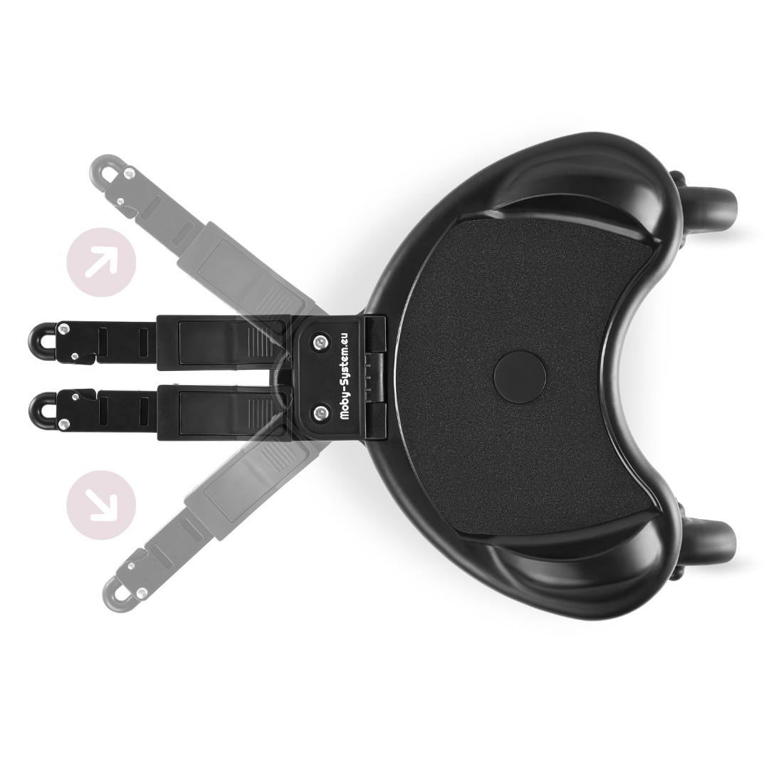 MR BUGGY neįgaliųjų vežimėlio pailginimas su sėdyne - LED ratai