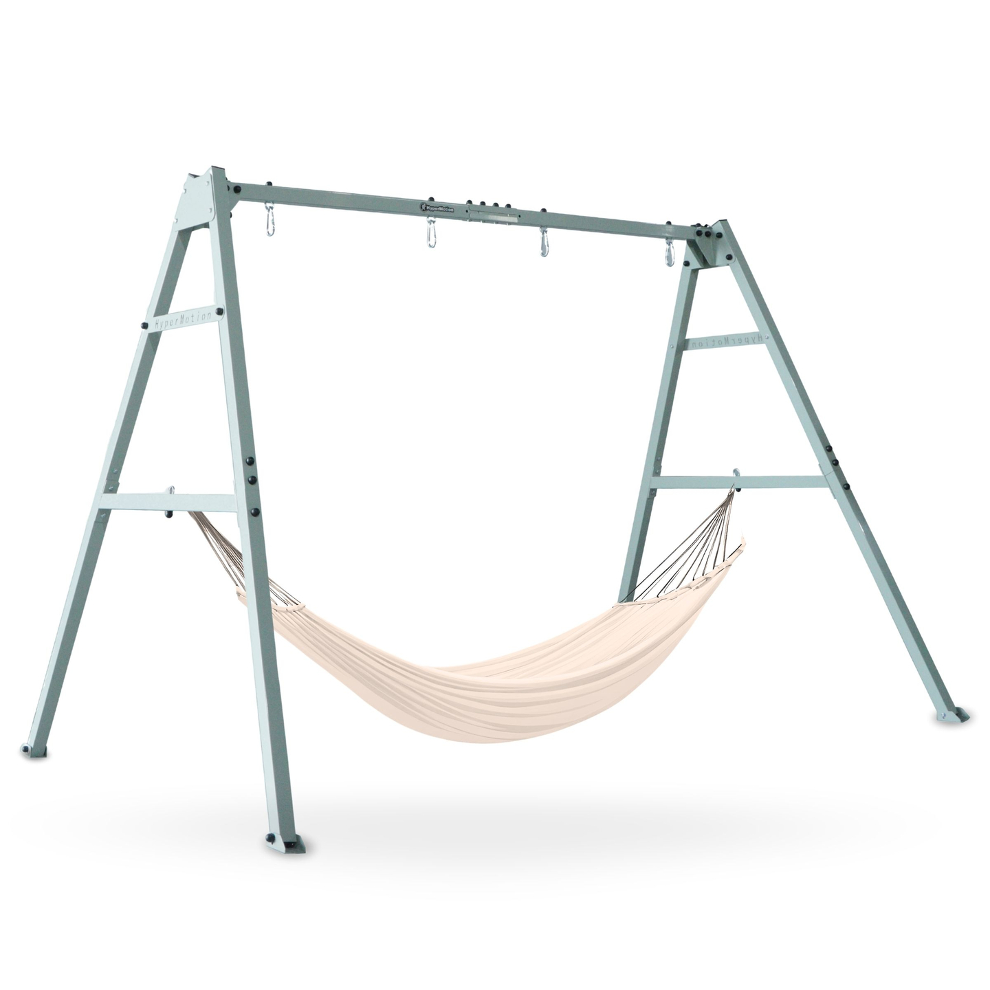 Dvigubos sūpynės su priedais - plieninis rėmas - eršketo lizdas, sūpynės ir hamakas
