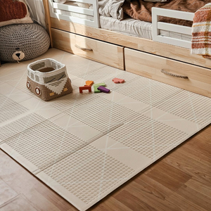 Dvipusis sulankstomas putplasčio kilimėlis 180 x 120 x 1 cm - Charming Town/Sand Beige