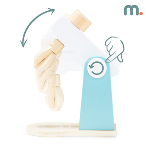 Medinis maišytuvas su priedais