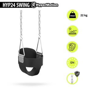 "HyperMotion" mažylių grandininės sūpynės su aukštu atlošu