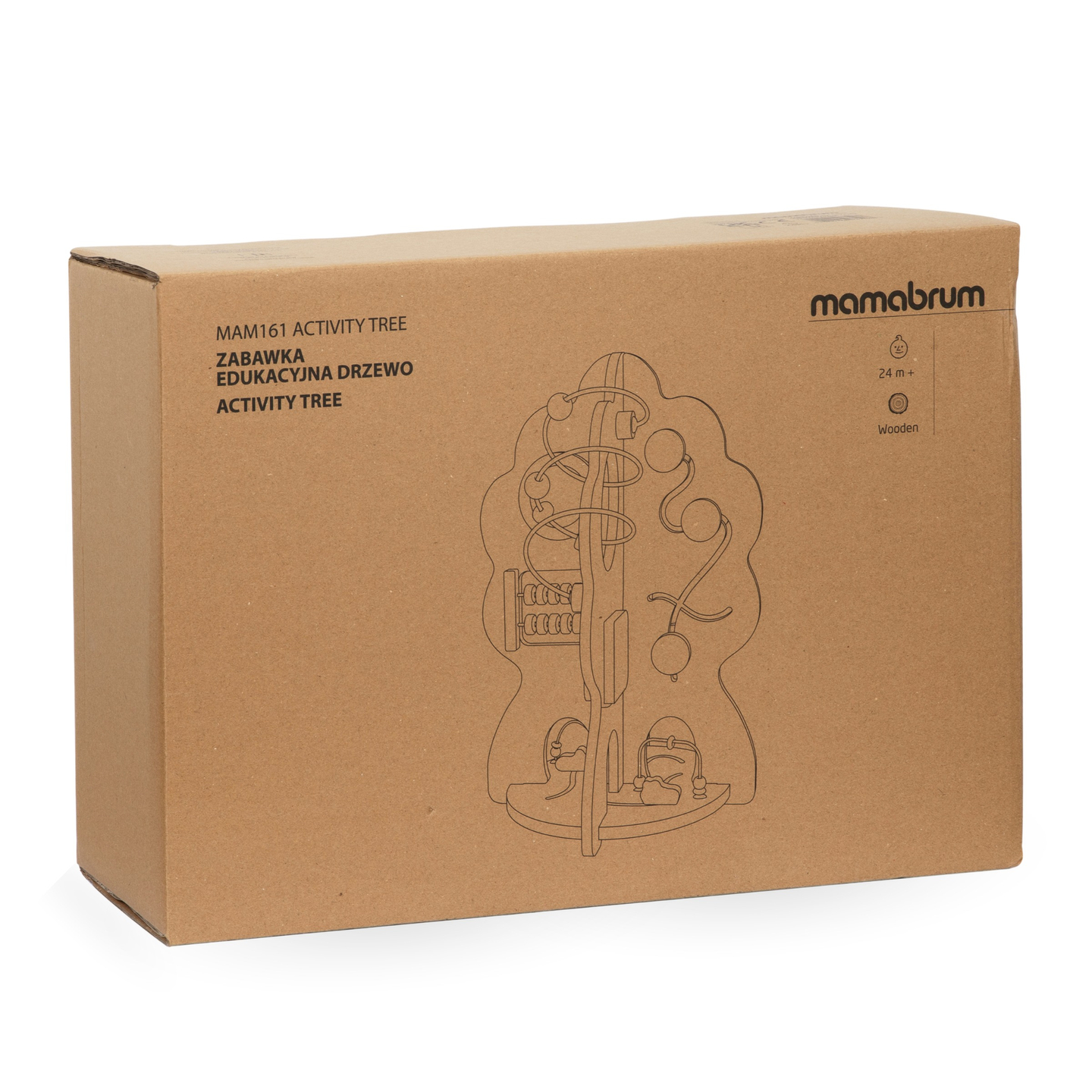 Medinis lavinantis žaislas 10 viename - daugiafunkcis medis