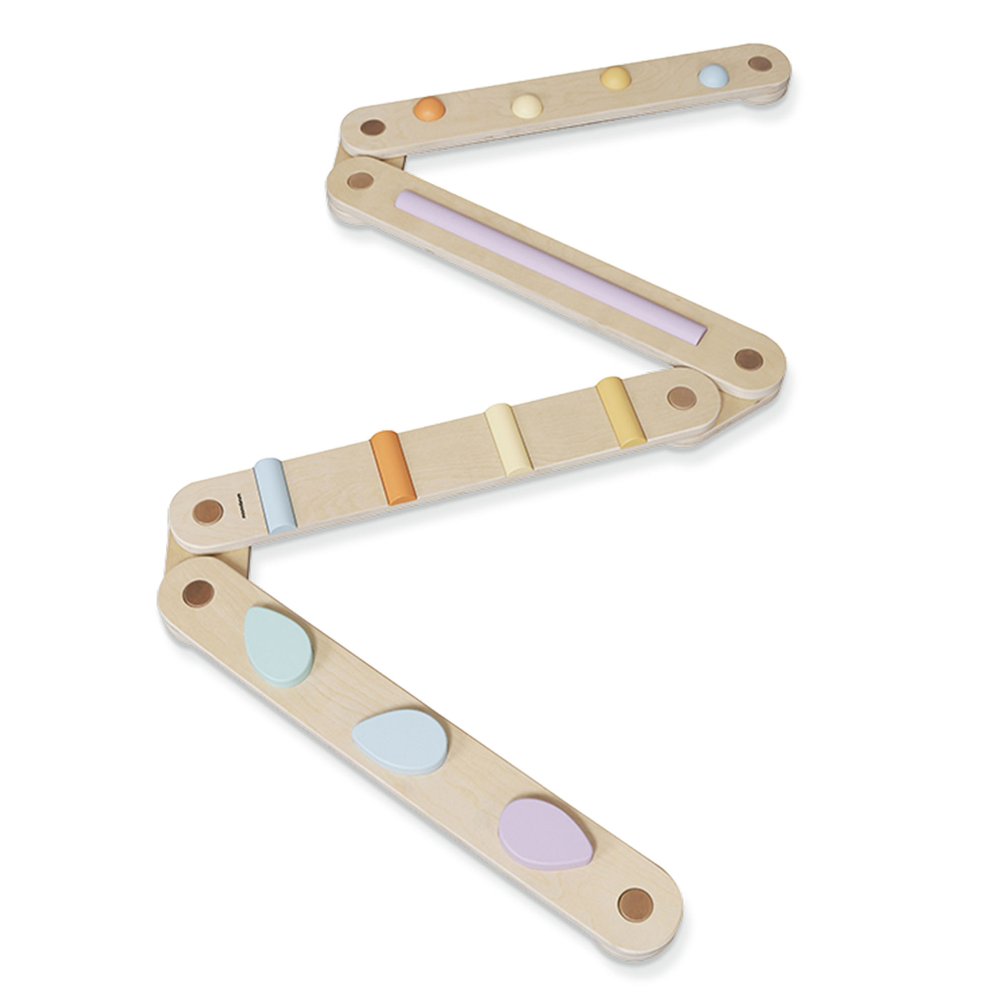 Didelis medinis sensorinis takas - pusiausvyros takas - 9 elementai