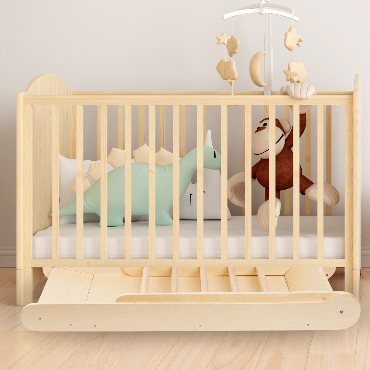 Medinis kalnelis su kopėčiomis vaikams