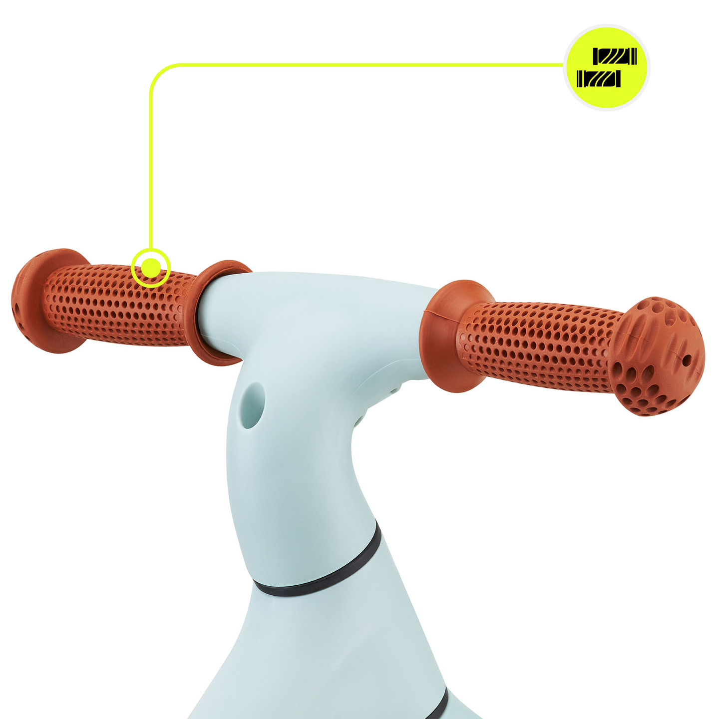 "HyperMotion Marcelo" vaikiškas krosinis dviratis - mėtų spalvos