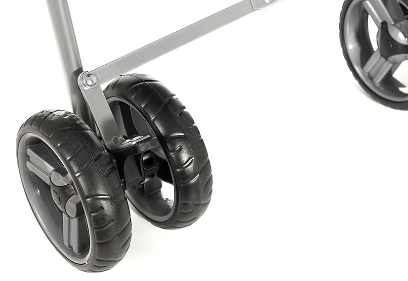 Lengvas vaikiškas vežimėlis, Moby-System Barton spalva: pilka