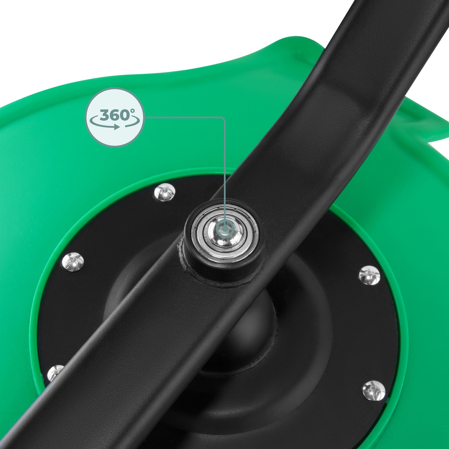 Mini vaikiška karuselė Žuvys - žalia spalva