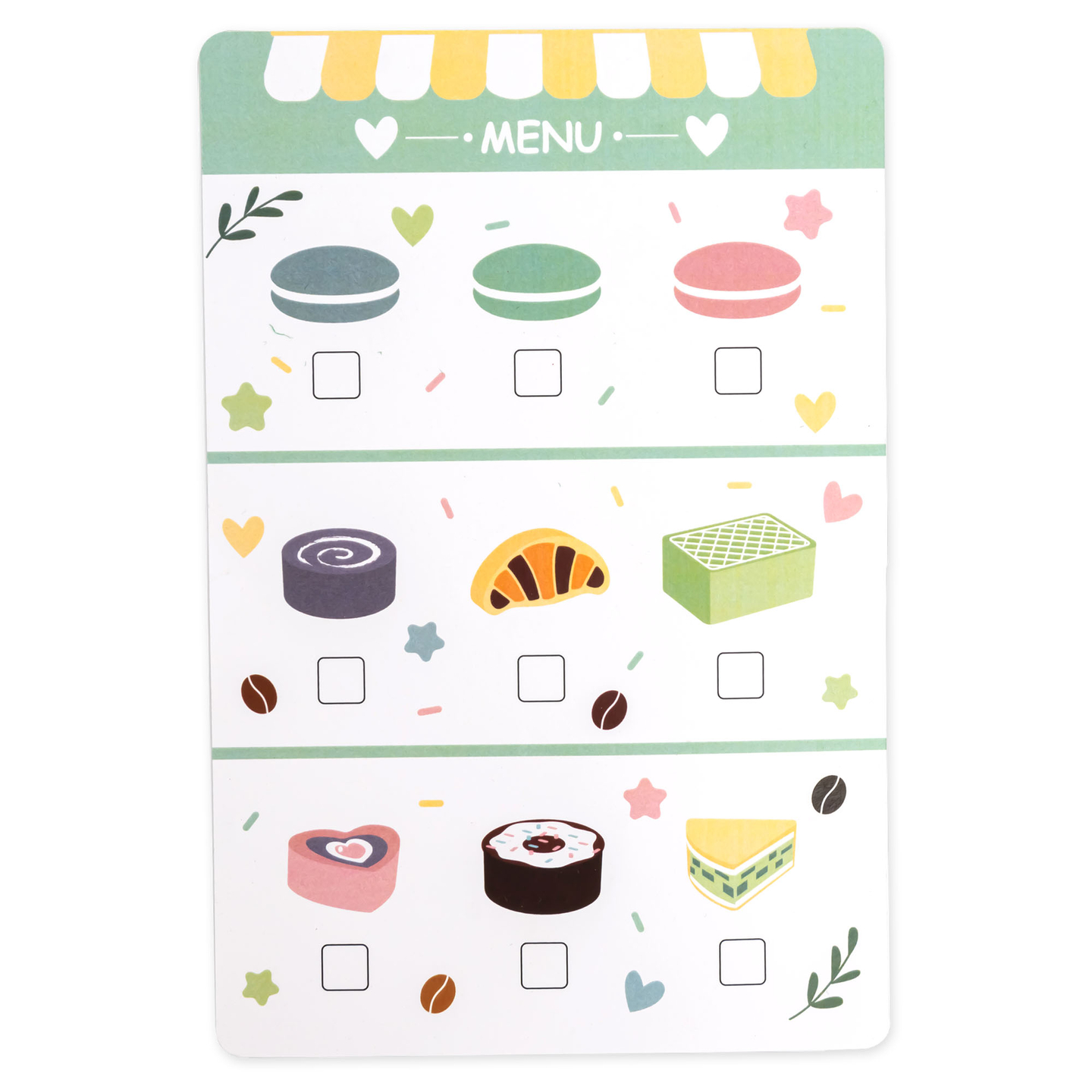 Didelė medinė ledainė su magnetine lenta, kavos aparatu ir ledų bei desertų rinkiniu - daugiau nei 70 detalių!